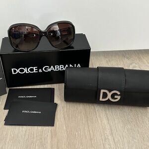 Dolce & Gabbana oversized gradient sunglasses